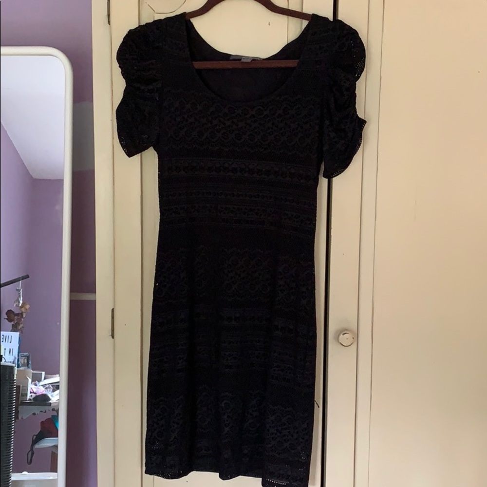 Lace black dress